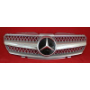Sportovní maska s logem Mercedes SL Class R230, stříbrná-chrom