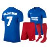Nike 152 biela, hnedá, čierna, červená, fialová, námornícka modrá, modrá, oranžová, ružová, šedá, viacnásobná, zelená, žltá (Nike Football outfit 14 Colors Print 147-158)