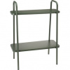 HOMESTYLING Stojan na kvety KO-X99000550 50 x 66 cm tmavo zelená