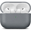 Woolnut kožené puzdro pre AirPods Pro 3. generácia šedej