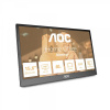 AOC 16T3EA prenosný televízor a monitor Čierna 39,6 cm (15.6