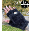 Rukavice - Dámske rukavice bez prstov roztomilé - čierne s/m (Dámske rukavice bez prstov roztomilé - čierne s/m)