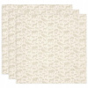 Jollein plienky pre novorodenca 70x70 cm 3 ks Hydrophlic ANIMALS Nougat