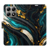 Flip pouzdro iSaprio - Xiaomi 14T Pro - Dark Paint s kapsičkami na karty (Flipové knížkové pouzdro, obal, kryt iSaprio s přihrádkami na karty a motivem)