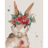 Maľovanie podľa čísel Elegantný zajac, 80x100 cm, vypnuté plátno na rám (6056123)