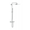 Grohe Rainshower sprchová súprava nástenná s termostatom s dažďovou sprchou StarLight Chrome 27174001