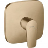 Hansgrohe Páková sprchová batéria Talis E, brúsený bronz, 71765140