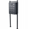 Poštová schránka - BOX zoznam zariadení 1x5 TOWER antracit (Poštová schránka - BOX zoznam zariadení 1x5 TOWER antracit)