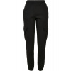 Ladies High Waist Cargo Sweat Pants - black S