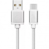 TB Touch USB - USB-C kabel, 2m, stříbrný AKTBXKUCSBA200V