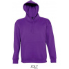 SOL´S SLAM / Unisex mikina s kapucňou - dark purple M