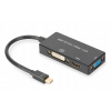 Adaptér Digitus mini DisplayPort HDMI VGA DVI