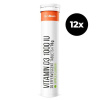 Šumivý Vitamín D3 1000 IU - GymBeam - zelené jablko, 12 x 20 tab
