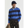 POLOKOŠEĽA GANT REG CHAMBRAY STRIPE HEAVY RUGGER RICH BLUE