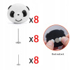 Štýl č. 1 ET roztomilý panda vzor klipu (Štýl č. 1 ET roztomilý panda vzor klipu)