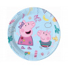 Tanieriky Procos Prasiatko Peppa 23 cm 8 ks