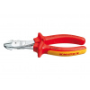 Kliešte štiepacie bočné 200mm silové VDE 7406200 , Knipex 7406200