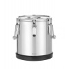 Nerezová termoska Kitchen Line na prepravu potravín, HENDI, Kitchen Line, 15L, Strieborná, ø300x(H)340mm
