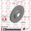 ZIMMERMANN Brzdový kotúč 280.3161.20