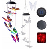 Solárna zapichovacia záhradná lampa - Skupina Girld Solar Windy Bell Butterfly (Záhradná girlanda Slnečná zvonkohra BUTTERFLY)