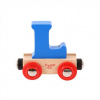 Bigjigs Rail Vagónik drevenej vláčikodráhy Písmeno L