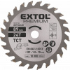 EXTOL PREMIUM Kotouč pilový s SK plátky, Ř89 x 1,0 x 10 mm, 24T