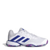 adidas Barricade Tennis Shoes Kids White/Blue 5 (38)