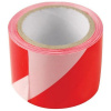 EXTOL CRAFT 9565 páska výstražná červeno-bílá, 75mm x 100m, PE