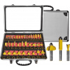 Awtools dřevěné řezačky, sada 35 prvků Panda 8 mm (AW40514)