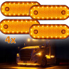 4ks Obrysové svetlo LED 12/24V Bočná obrysová lampa 20LED