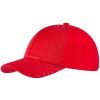 STARMA šesťpanelová šiltovka, červená