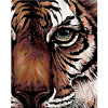 Zuty Diamantové maľovanie POHĽAD TIGRA 40x50 cm vypnuté plátno na rám