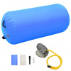 vidaXL Nafukovací gymnastický valec s pumpou 120x90 cm PVC modrý