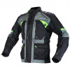 Cappa Racing Bunda moto pánska FI RAN textilná čierna / zelená 5XL