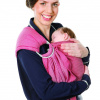 Babylonia BB-Sling – nosítko na nosenie detí, max 15 kg Farba: Berry dusk (hex code #bf5267)