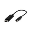 Audio Redukcia, USB C (3.1) M-Jack (3,5mm) F, 0, stereo, čierna