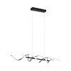 LED luster TRIO TR 341810205 SEQUENCE 45 W 5600 lm 2300-3000-4000 K kefovaný hliník