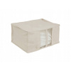 ORGANIZÉR DO SKRINE BEŽOVÝ TEXTILNÝ UZATVÁRATEĽNÝ BOX DRESSY 60 X 45 CM