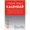 NOTIQUE Nástenný Trhací týždenný A5 2026