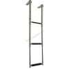 METALFORM S.R.L. METALFORM Nerezový teleskopický rebrík - 4 schodíky čierny