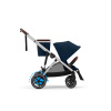 Cybex Športový kočík e-Gazelle S Varianta: Ocean Blue / Silver Frame