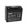 Akumulátor energie BezÚ Olovený AGM SLA Pb-SO4 Geti SLA-12V/20Ah-TMF 12V/20Ah C600/50% (Trakčná solárna batéria 