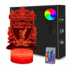 LIVERPOOL 3D LED USB/batérie + diaľkové ovládanie (Futbal Adidas al Rihla League 2022 5)