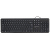 Powerton LIFE Slim, klávesnica, USB, US, čierna WPK102B US