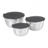 Magichome Miska MagicHome, nerez, s vekom, 14-16-18 cm, sada 3 ks
