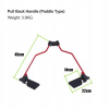 Typ 7 Red Fitness Style Pull Down Bar Domo (UW09 SCRESS PRE HMS ATLACE TRANCEPS LIFT)