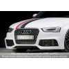 Rieger kompletný predný nárazník pro Audi A4 S4 B8, B81 avant, sedan po faceliftu, plast ABS bez povrchovej úpravy, pro vozy s ostrekovačmi svetlometov a parkovacím asistentom (PDC) s maskou chladiče