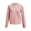 Under Armour Rival Terry Hoodie W 1369855-676 - pink S