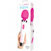 Bodywand Aqua Wand - vodotesný masážny vibrátor (biela-ružová)