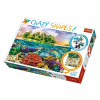 Trefl 11113 Puzzle Crazy Shapes 600 dielov Tropický ostrov